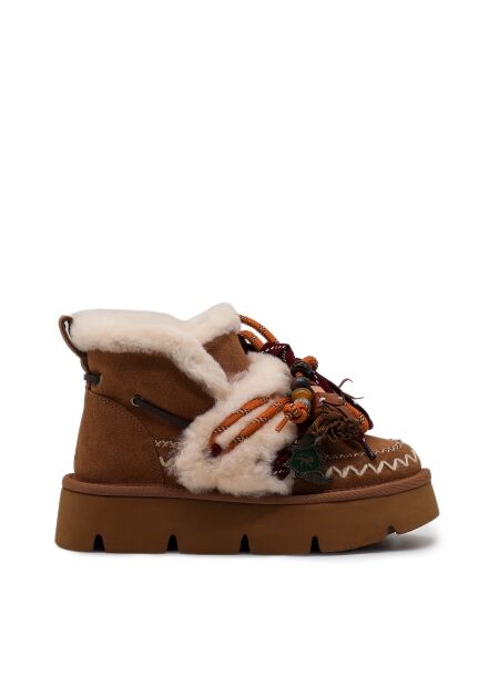 Nan-ku couture Dames enkelboots gevoerd 