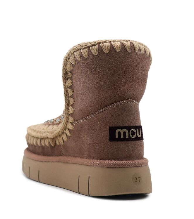 mou mou dames enkelboots gevoerd Camel mou Dames Enkelboots Gevoerd Camel