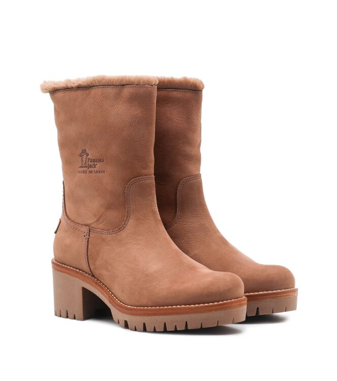 Panama Jack Dames Enkellaarzen in Naturel online kopen