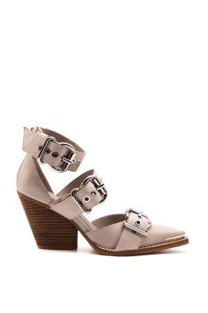 Jeffrey Campbell dames enkellaarsjes open beige