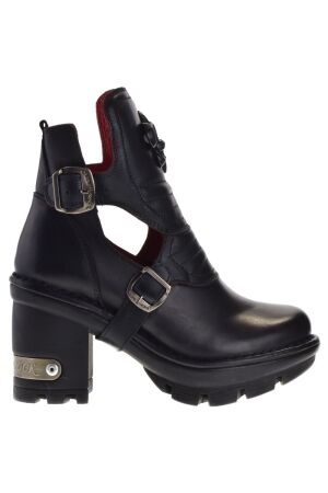 New Rock dames enkellaarsjes zwart