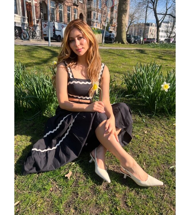 Angel Alarcon Angel Alarcon dames pumps vanille lak Maloty Vainilla Angel Alarcon Dames Pumps in Beige online kopen