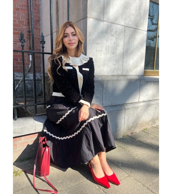 Angel Alarcon Angel Alarcon dames pumps rood lak Malory Red Angel Alarcon Dames Pumps in Rood online kopen