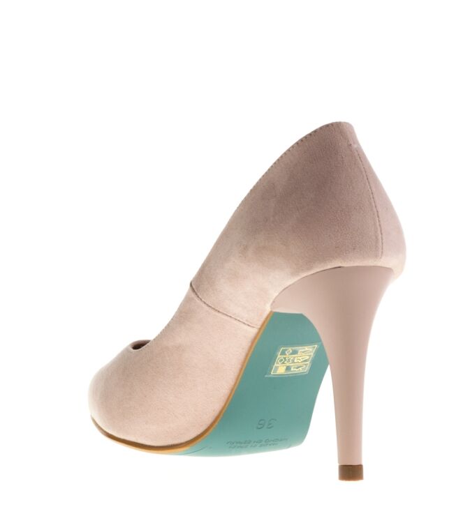 Giulia Dames pumps in Beige Roze Suede online kopen