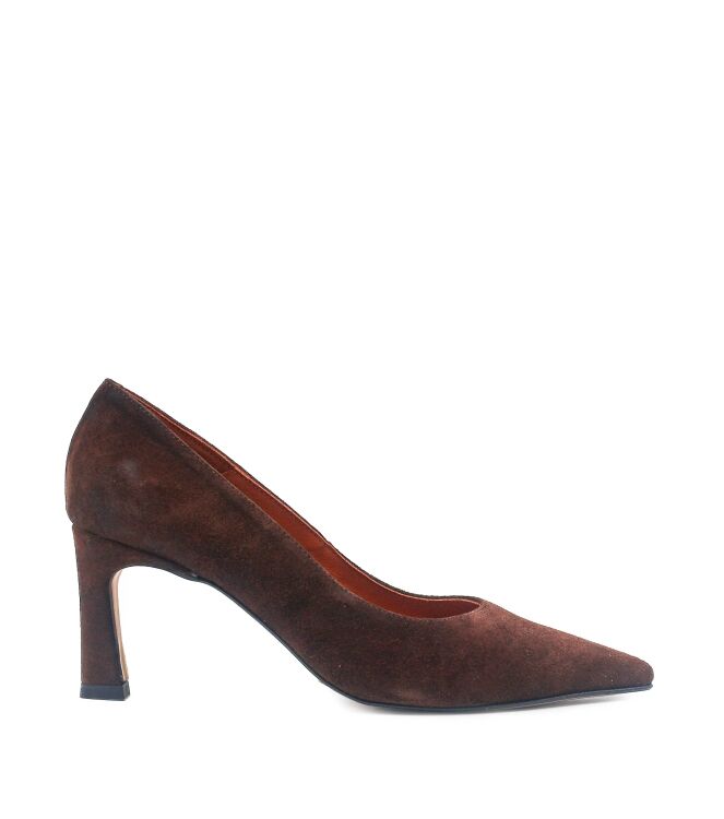 Angel Alarcon Angel Alarcon dames pumps bruin suede Cow Suede Wengue Angel Alarcon Dames Pumps Bruin Suede