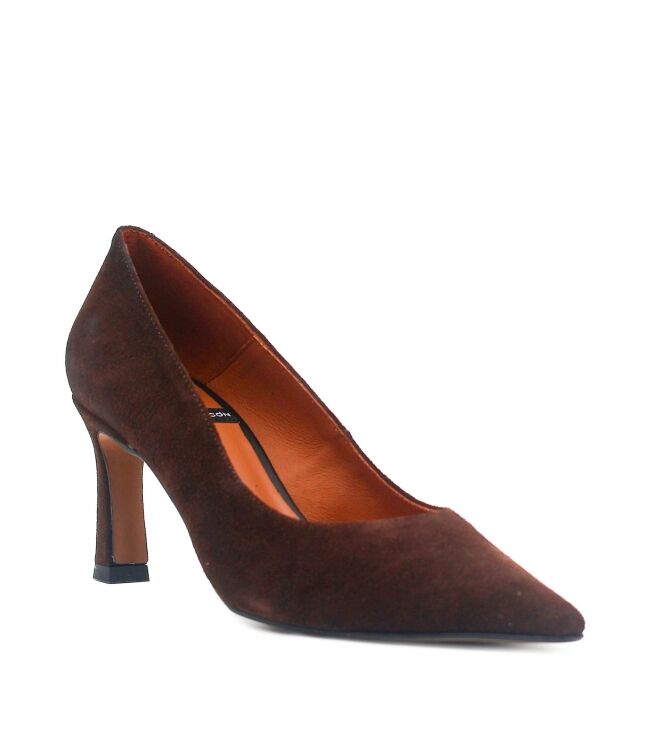 Angel Alarcon Angel Alarcon dames pumps bruin suede Cow Suede Wengue Angel Alarcon Dames Pumps Bruin Suede