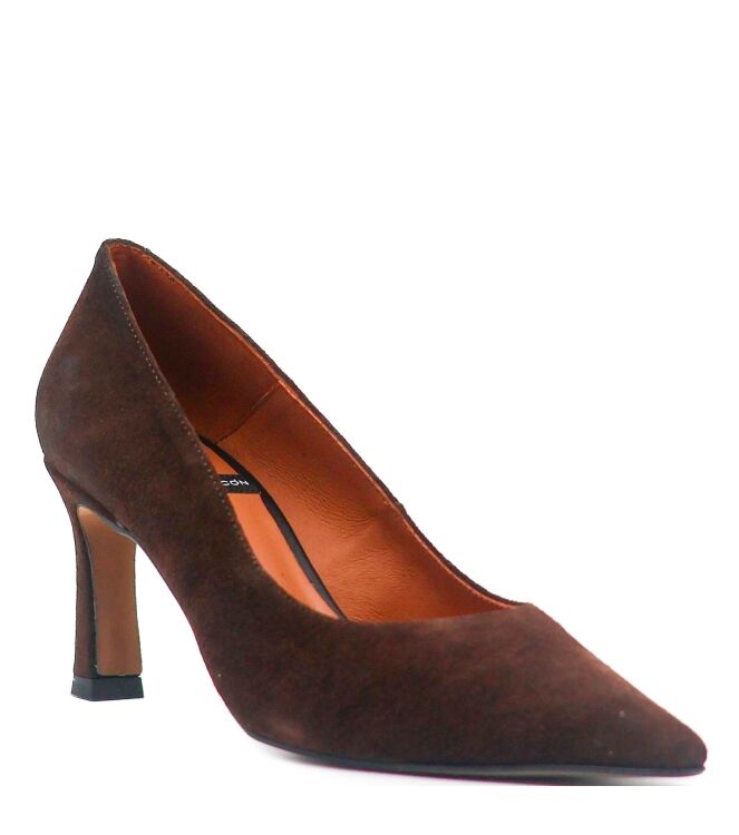 Angel Alarcon Angel Alarcon dames pumps bruin suede Cow Suede Wengue Angel Alarcon Dames Pumps Bruin Suede