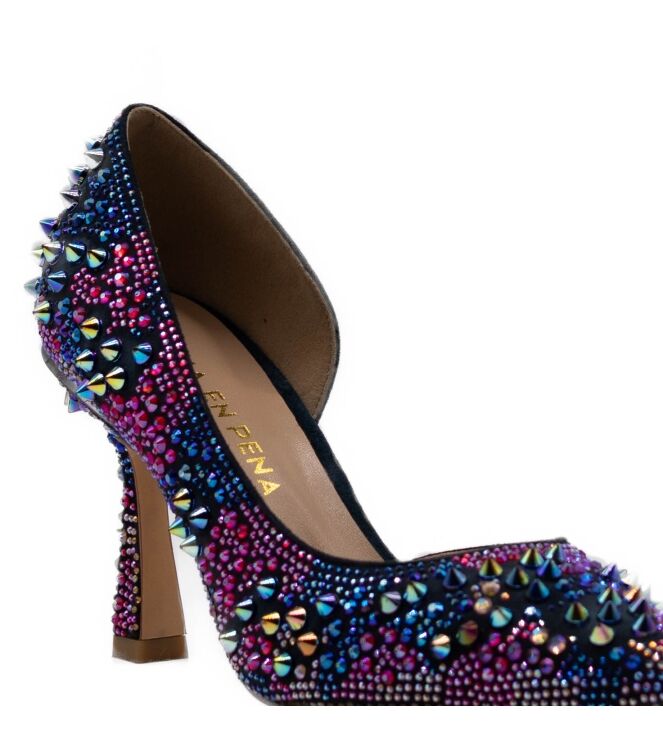 Alma en Pena Alma en Pena dames pumps diamand multi Diamond Multi Alma en Pena Dames pumps in Diamand Multi online kopen