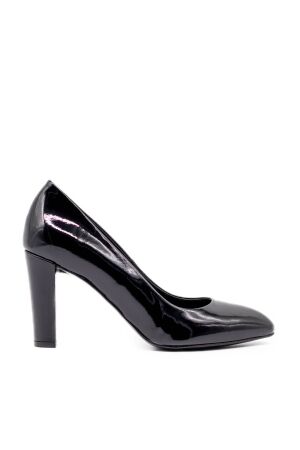 conhpol-bis dames pumps hoge hak zwart lak