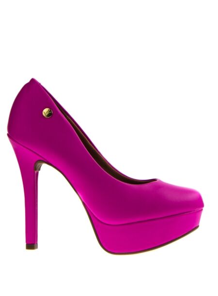 Vizzano Dames pumps plateau roze neon