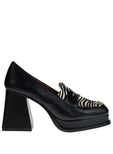 De las cuevas barcelona Dames pumps zwart zeebra