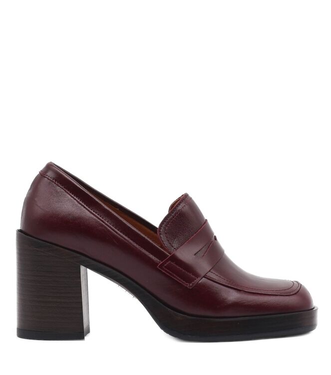 Belang Belang dames pumps bordeaux rood Eggplant Vernice Belang Dames Pumps in Wijn Rood online kopen