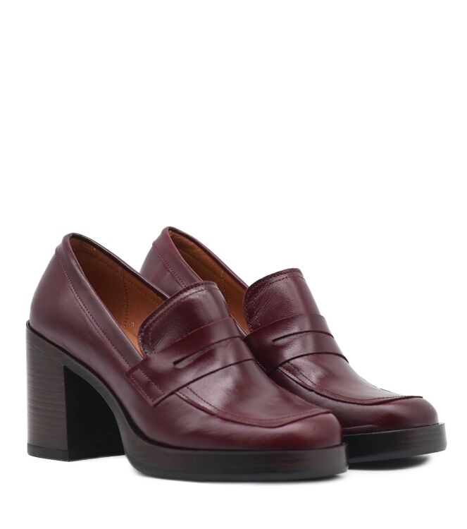 Belang Belang dames pumps bordeaux rood Eggplant Vernice Belang Dames Pumps in Wijn Rood online kopen