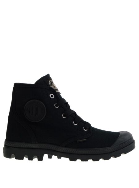 Palladium Dames halfhoge veterboots zwart