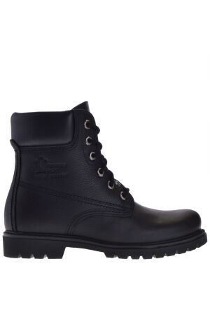 Panama Jack halfhoge dames veterboots zwart
