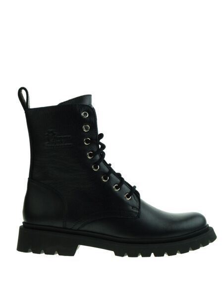 Panama jack Dames hoge veterboots zwart