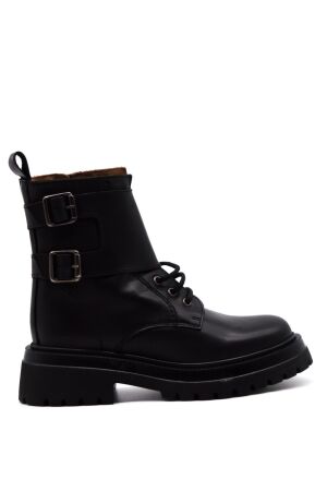 Belang dames veterboots zwart