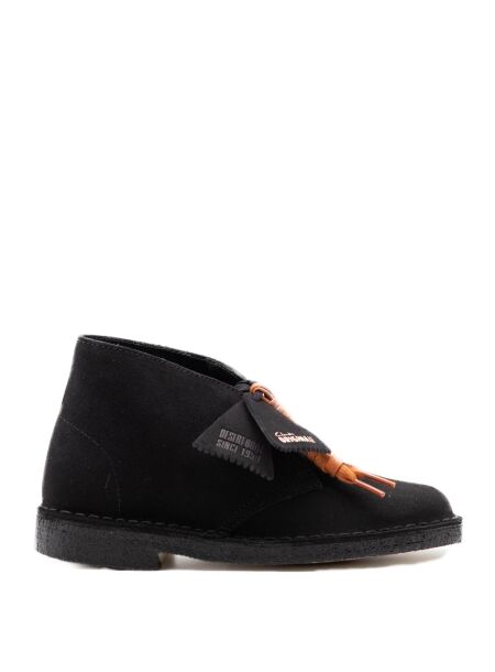 Clarks originals Dames veterschoenen zwart suede