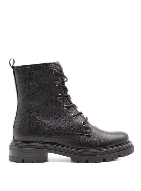 Poelman Dames veterboots zwart