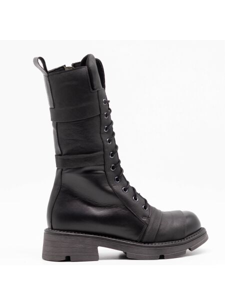 Papucei Dames enkelboots zwart