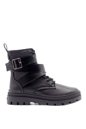 Palladium dames veterboots zwart