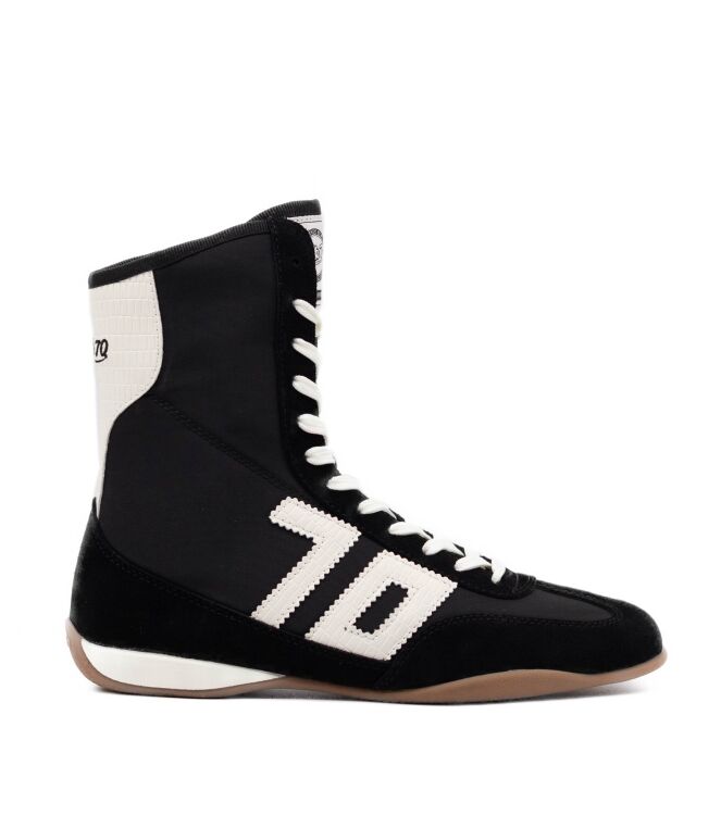 Back70  Dames Halfhoge Veterschoenen Zwa 