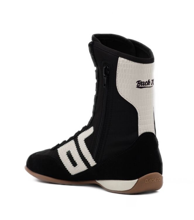 Back70  Dames Halfhoge Veterschoenen Zwa 