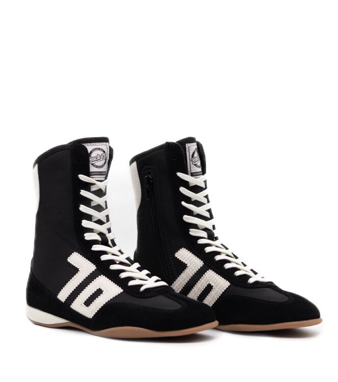 Back70  Dames Halfhoge Veterschoenen Zwa 