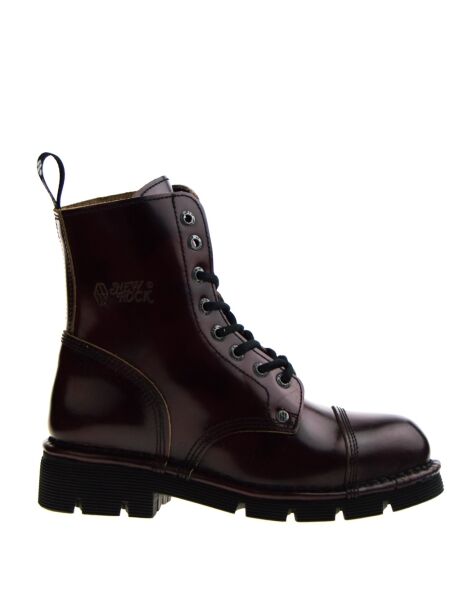 New rock Dames veterboots bordeaux rood