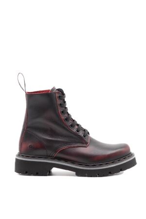 art dames veterschoenen rood
