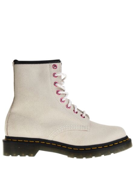 Dr. martens Dames veterboots wit combi