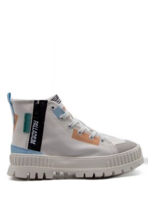 Palladium dames veterschoenen wit