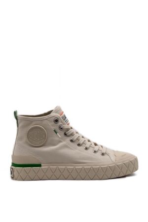 palladium dames veterschoenen cream wit