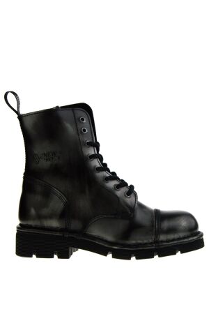 New Rock dames veterboots grijs combi
