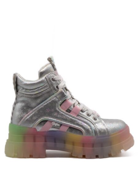 Buffalo Buffalo High Shoe Laces Grey for Women