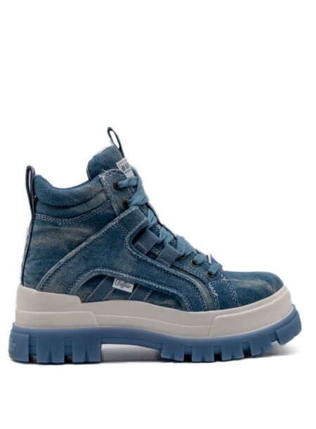 Buffalo Buffalo High Shoe Laces Blue for Women