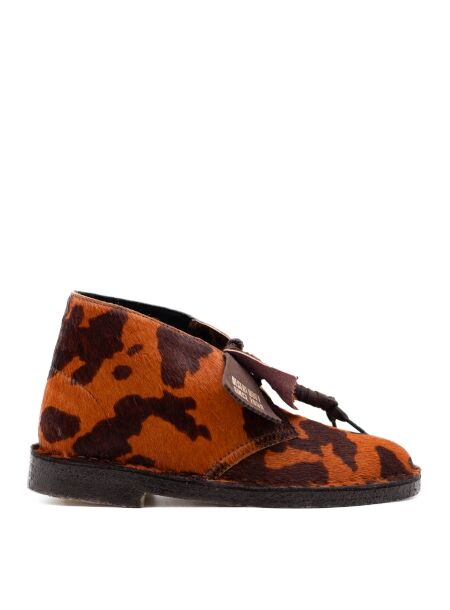 Clarks originals Dames veterschoenen bruin koe