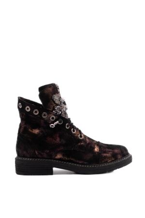 alma en pena dames veterboots brons combi