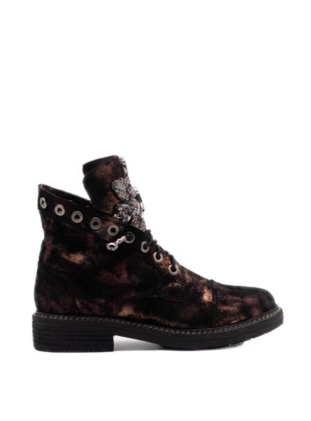 Alma en pena Dames veterboots brons combi