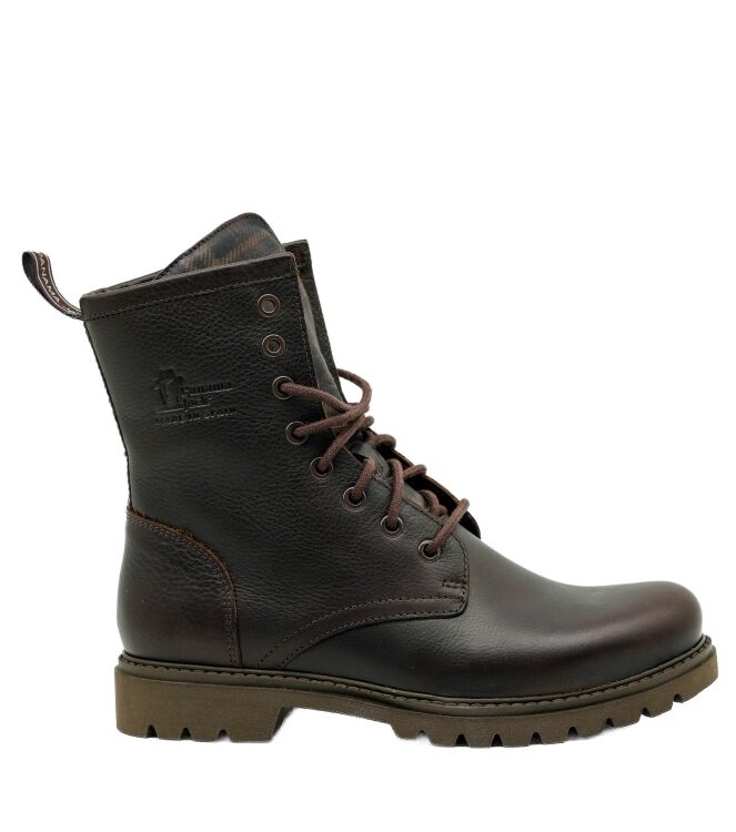 Panama Jack Panama Jack dames veterboots donker bruin Napa Marron Panama Jack Dames Hoge Veterschoenen in Bruin online kopen