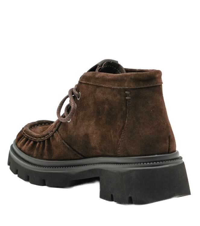 Kanna Kanna dames veterschoenen donker bruin Charme Wenge Kanna Dames Veterschoenen Donker Bruin