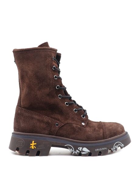Premiata Dames veterboots bruin suede
