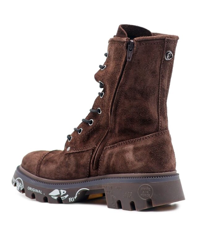Premiata  Dames Veterboots Bruin Suede 
