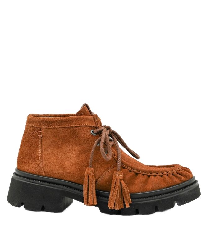 Kanna Kanna dames veterschoenen cognac Charme Sauro Kanna Dames Veterschoenen Cognac