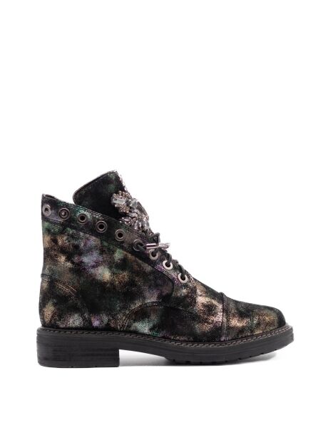 Alma en pena Dames veterboots groen combi