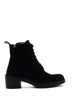El Naturalista  dames veterboots zwart suede