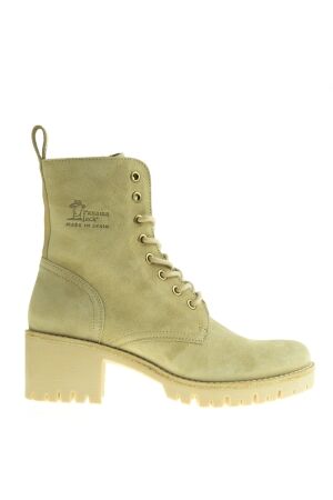 panama jack Panama Jack Platform High Shoe Laces Beige for Women