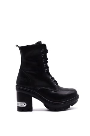 new rock New Rock High Heel Shoe Laces Black for Woman