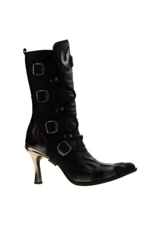 new rock New Rock High Heels Shoe Laces Black for Women