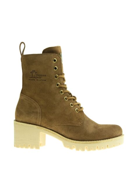 Panama jack Dames hoge veterboots naturel